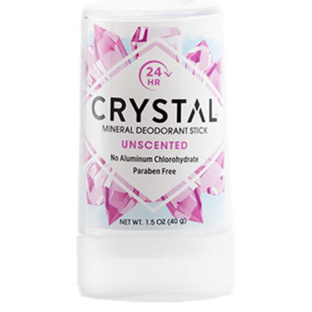 CRYSTAL Unscented Travel Deodorant Stick 40g