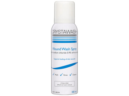 Crystawash® Wound Wash Spray 100mL
