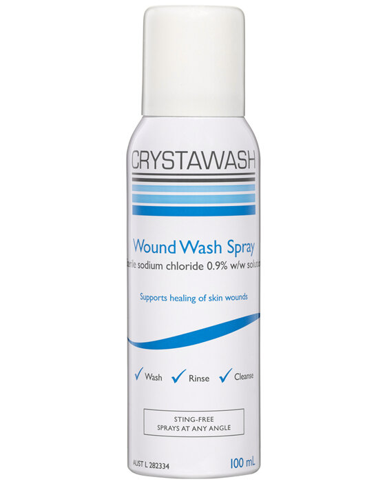 Crystawash® Wound Wash Spray 100mL