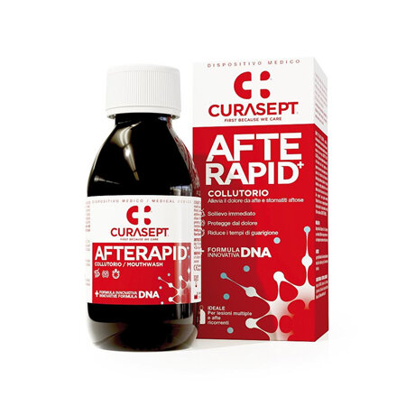 CURASEPT Afterapid DNA Ulcer Mouthwash 125ml