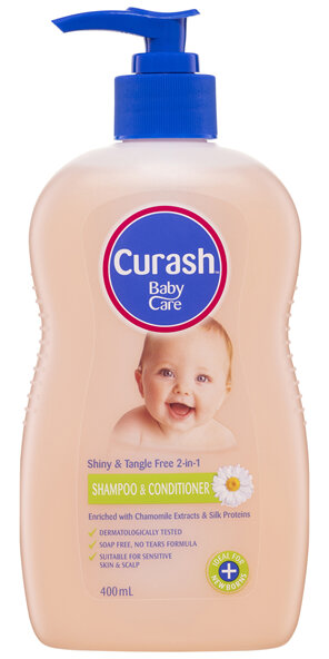 Curash Babycare 2 in 1 Shampoo & Conditioner 400mL