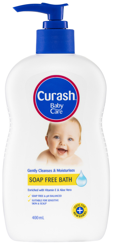 Curash Babycare Moisturising Soap Free Bath 400mL