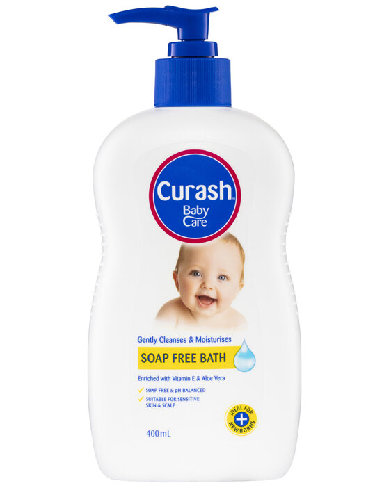 Curash Babycare Moisturising Soap Free Bath 400mL