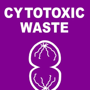 Cytotoxic Waste Bag, Purple