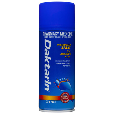 Daktarin Athlete's Foot Pressurised Spray 100g