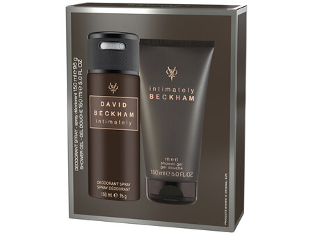 David Beckham Intimately Deodorant Body Spray 150 & Shower Gel 150ml