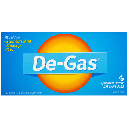 De-gas liquid capsules 48s