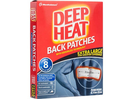 Deep Heat Back Patches 2 Pack