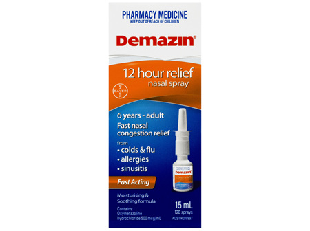 Demazin 12 Hour Relief Nasal Spray 15mL
