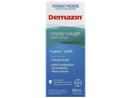 Demazin Chesty Cough Syrup 200mL