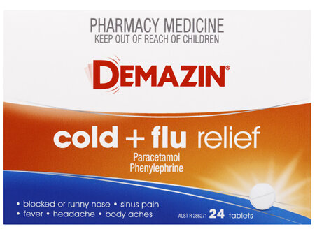 Demazin Cold & Flu Relief 24 Tablets