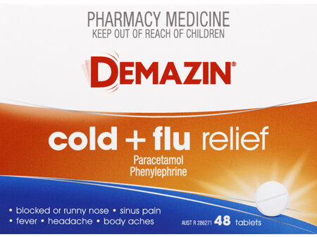 Demazin Cold & Flu Relief 48 Tablets