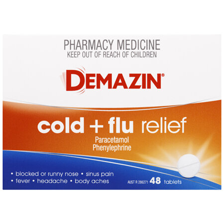 Demazin Cold & Flu Relief 48 Tablets