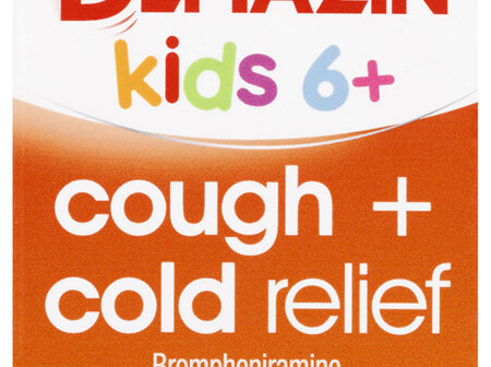 Demazin Kids 6+ Cough & Cold Relief Syrup 200mL