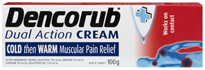 Dencorub Dual Action Pain Relieving Cream 100g