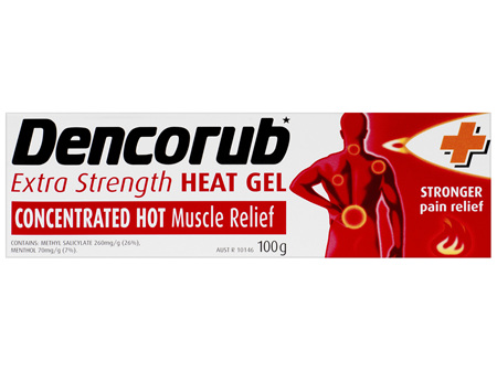 Dencorub Extra Strength Heat Gel 100g