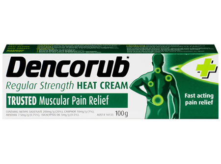 Dencorub Regular Strength Heat Cream 100g