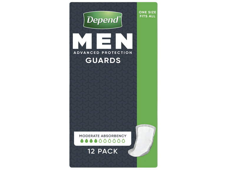 Depend Incontinence Guards Men 12 Pack