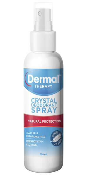 Dermal Therapy Crystal Deodorant Spray 120mL