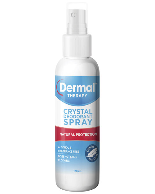 Dermal Therapy Crystal Deodorant Spray 120mL