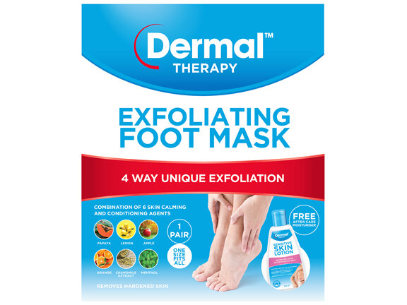 Dermal Therapy Exfoliating Foot Mask