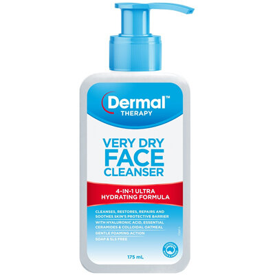 DERMAL THERAPY Very Dry Face Cleanser 175ml