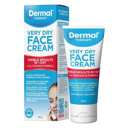 DERMAL THERAPY Very Dry Face Cream 50g