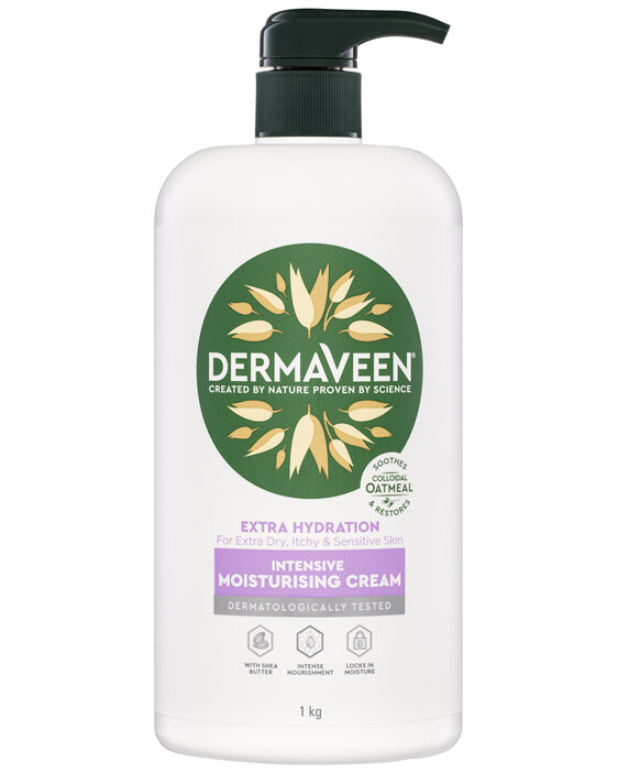 DermaVeen Extra Hydration Moisturising Cream 1kg