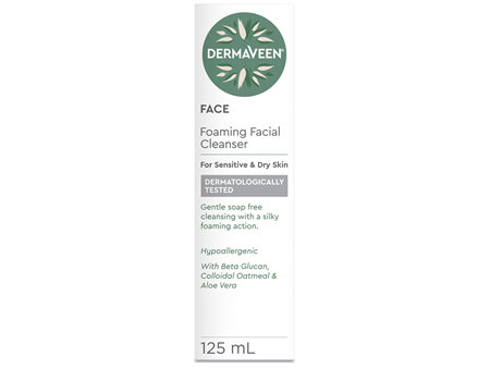 DermaVeen Foaming Facial Cleanser 125mL