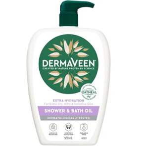 DERMAVEEN Gentle Shower & Bath Oil 500ml