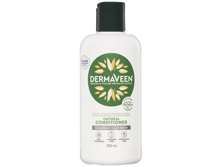 DermaVeen Hair +Scalp Soothing Oatmeal Conditioner for Dry, Flaky or Sensitive Scalps 250mL