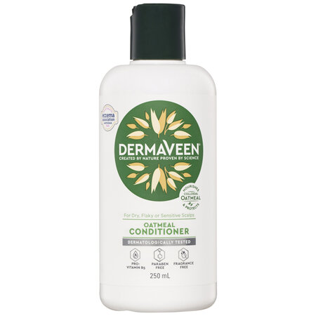 DermaVeen Hair +Scalp Soothing Oatmeal Conditioner for Dry, Flaky or Sensitive Scalps 250mL