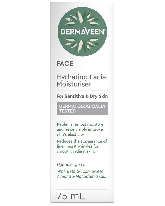 DermaVeen Hydrating Facial Moisturiser 75mL