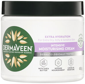 DermaVeen Intensive Extra Hydration Moisturising Cream 450g