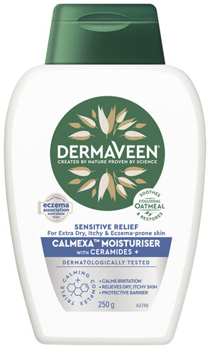 DermaVeen Sensitive Relief Calmexa Moisturiser with Ceramides + 250mL