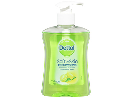 Dettol Antibacterial Liquid Hand Wash Pump Refresh 250mL