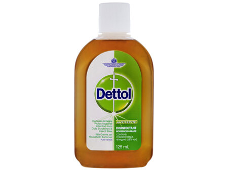 Dettol Antiseptic Antibacterial Disinfectant Liquid 125mL