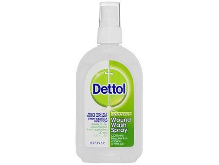 Dettol Antiseptic Disinfectant Wound Wash Spray 100mL