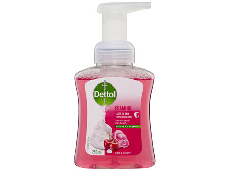 Dettol Foaming Antibacterial Hand Wash Rose and Cherry 250ml