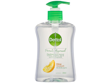 Dettol Free From Handwash Antibacterial Citrus 250ml