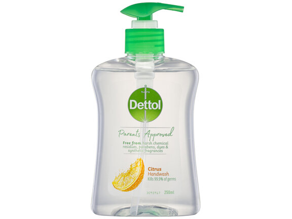 Dettol Free From Handwash Antibacterial Citrus 250ml