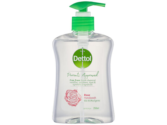 Dettol Free From Handwash Antibacterial Rose 250ml