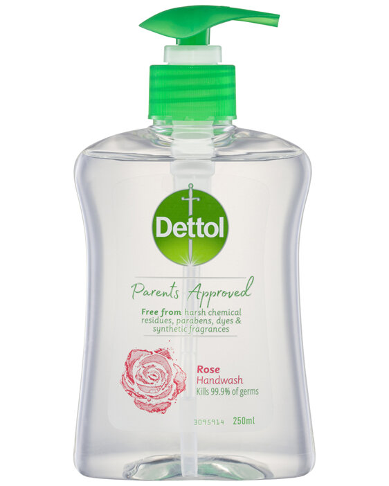 Dettol Free From Handwash Antibacterial Rose 250ml