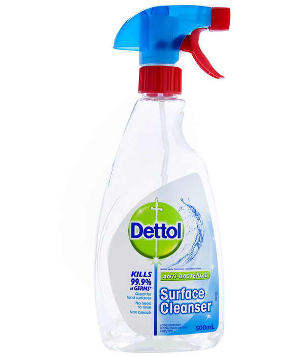 Dettol Multipurpose Antibacterial Disinfectant Surface Cleaning Trigger Spray 500mL