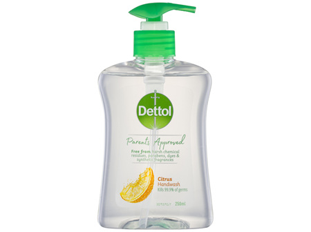 Dettol Parents Approved Citrus Hand Wash Anti-bacterial 250ml