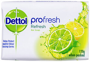 Dettol Profresh Refresh Bar Soap Citrus 3 x 120g