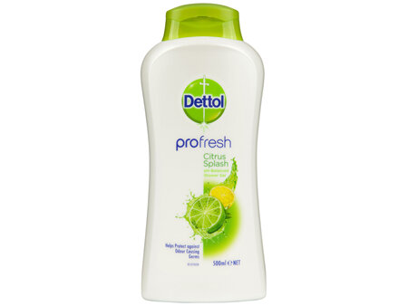 Dettol Profresh Shower Gel Body Wash Citrus Splash 500mL