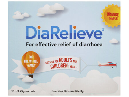 DiaRelieve® Orange Flavour 10 Pack x 3.25g