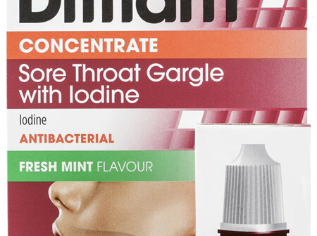 Difflam Antibacterial Sore Throat Gargle with Iodine Concentrate 15mL