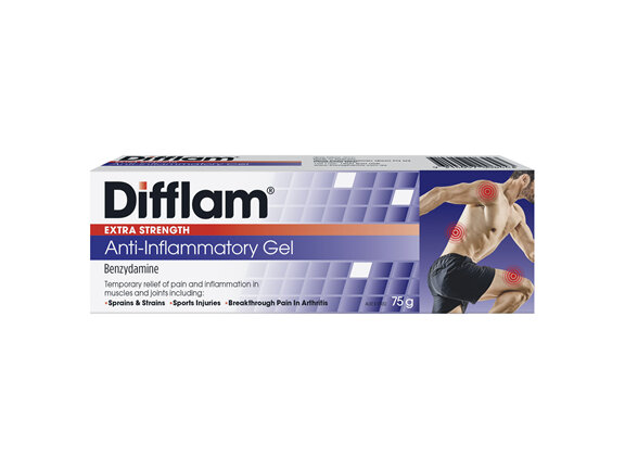 Difflam Extra Strength Anti-Inflammatory Gel 75g